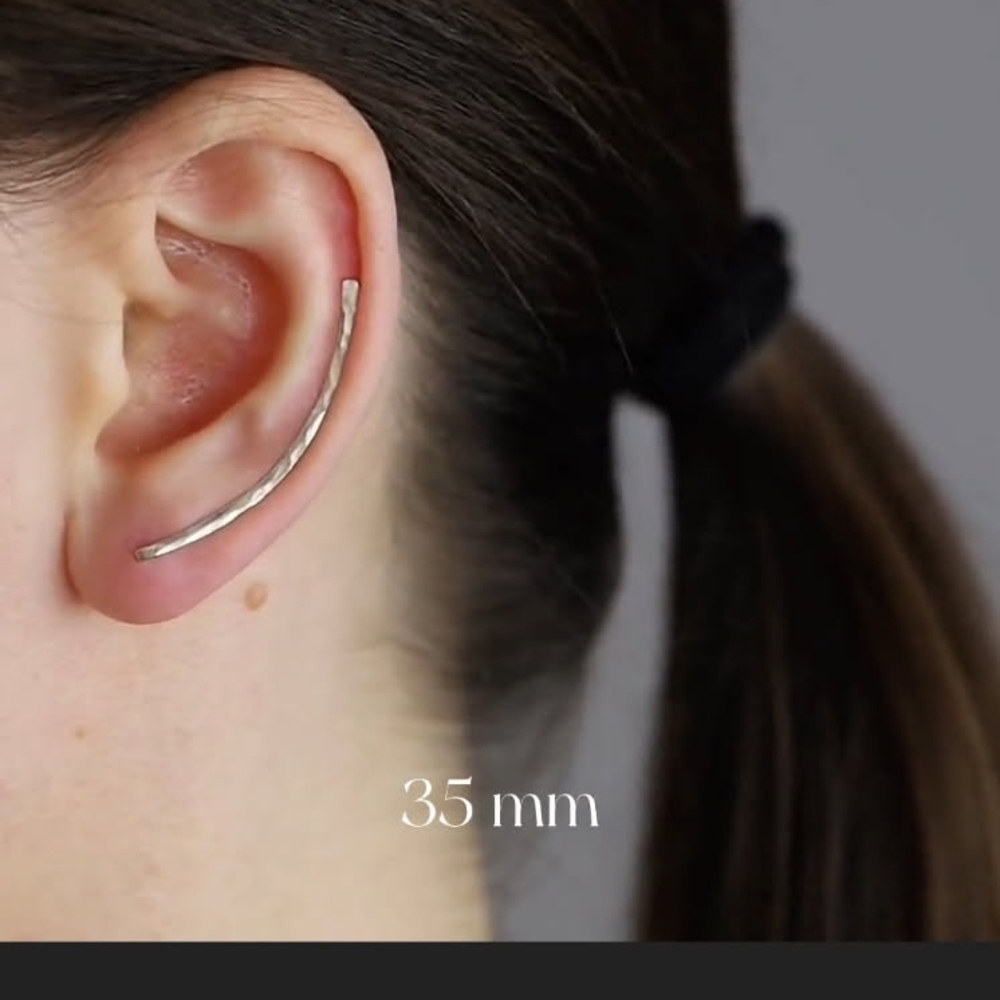 10K Solid Gold Ear Cuff